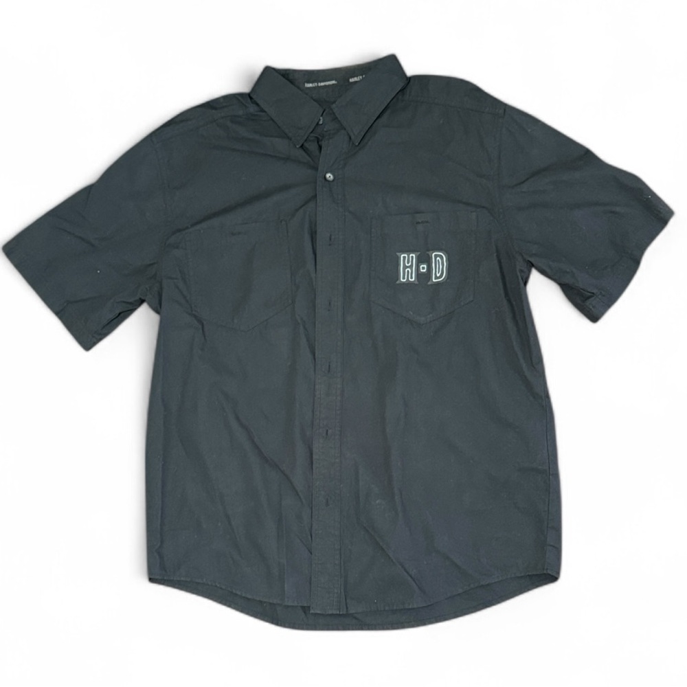 Harley-Davidson Black Button Down Shirt
